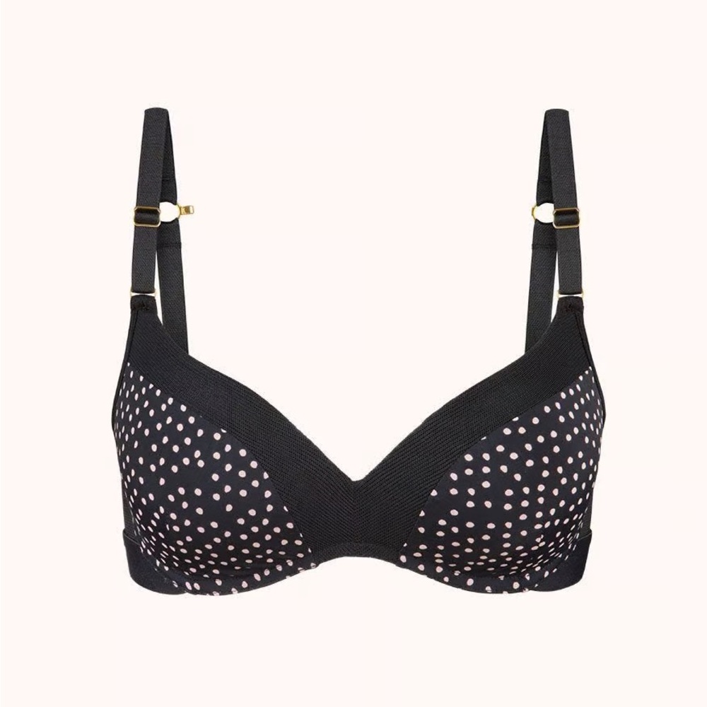 Lively Bra, 32DD, NWT, black polkadot